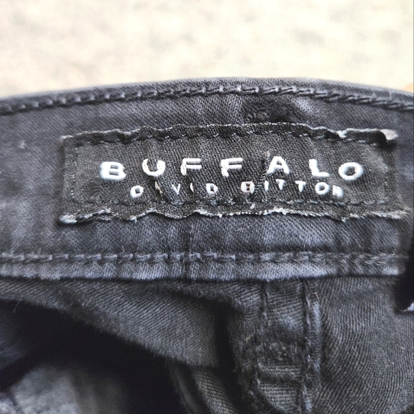 Buffalo David Bitton Women's Low Rise Stretch Skinny Jeans in Black 24 - Picture 8 of 9